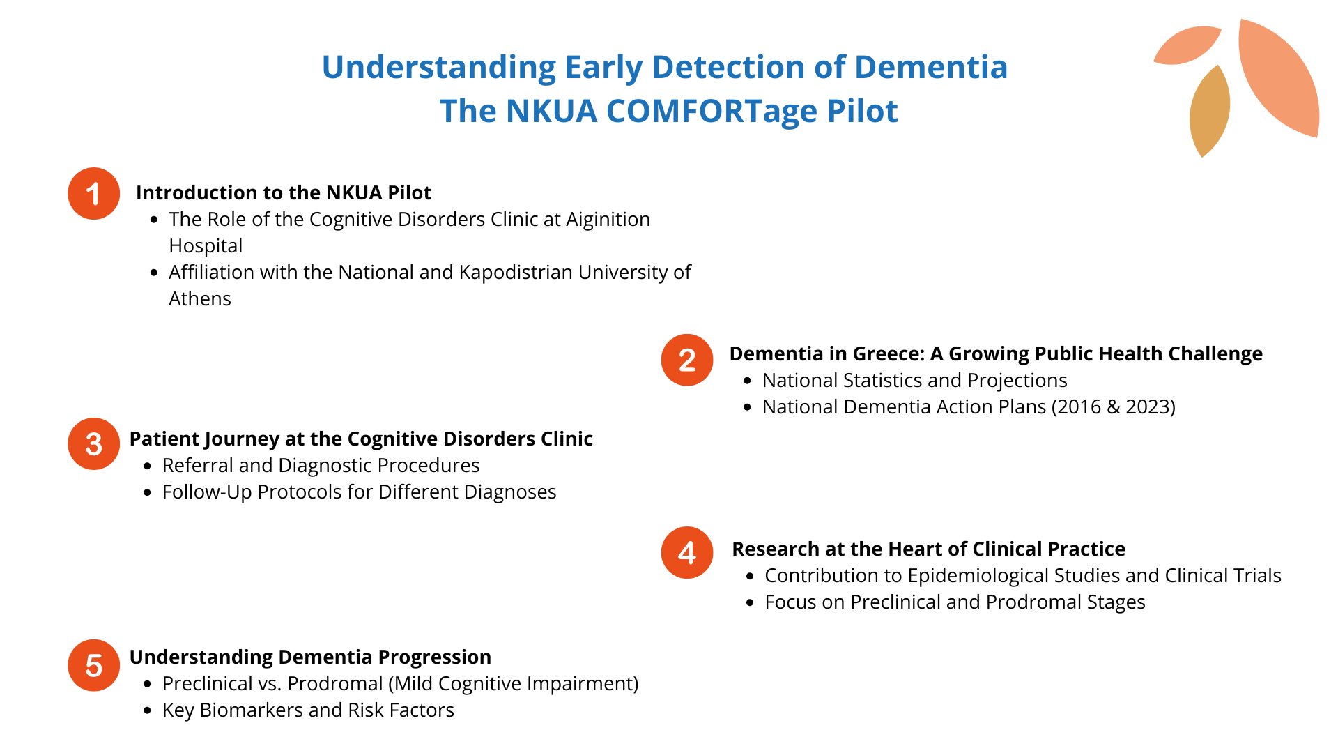 Understanding Early Detection of Dementia
