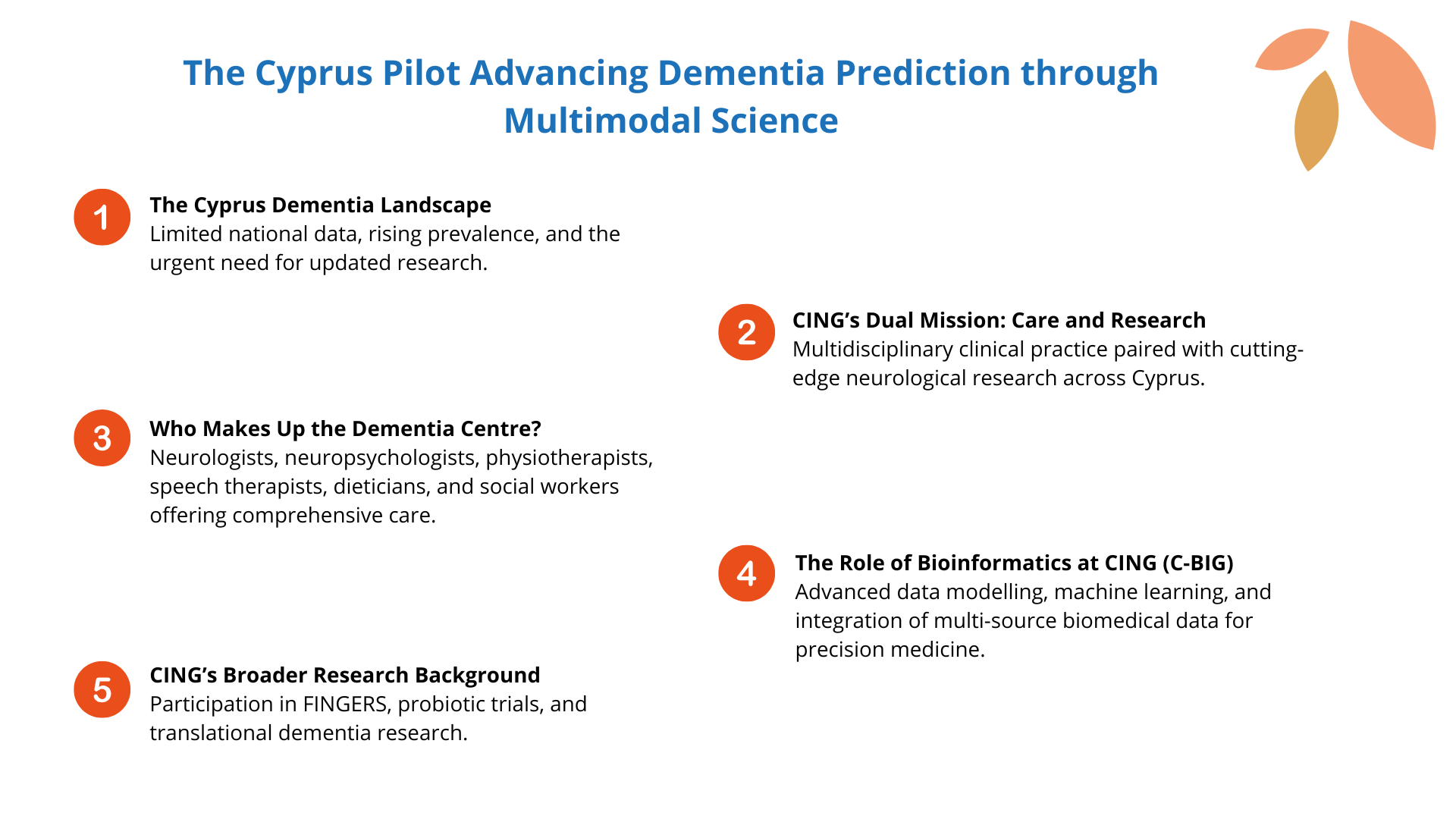 The Cyprus Pilot Advancing Dementia Prediction through Multimodal Science