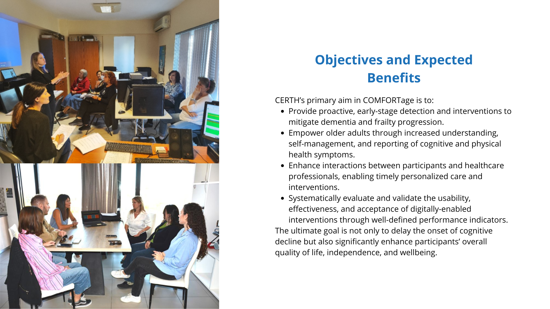 Objectives and Expected Benefits